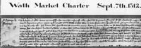 Wath Market Charter